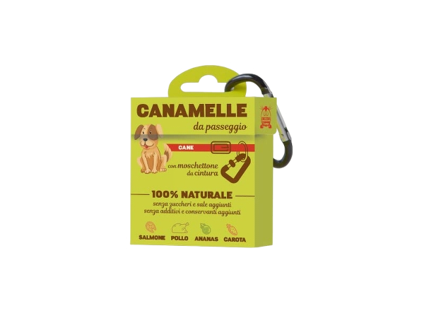 Canamelle Da Passeggio Con Moschettone
